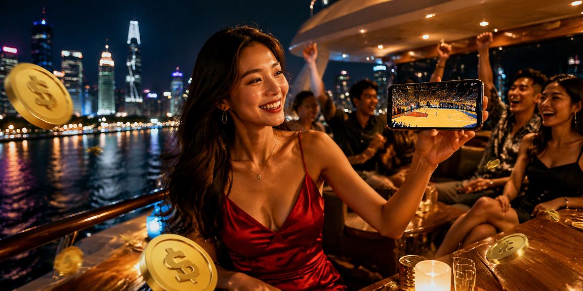Người dùng TP. Hồ Chí Minh theo dõi kết quả cá cược bóng rổ bên ly cà phê sáng