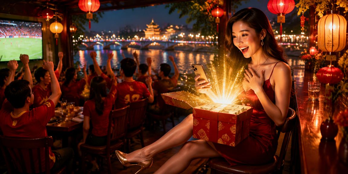 Người dùng tại Huế xem tỷ lệ kèo bóng đá trên điện thoại trong dịp Tết Nguyên Đán